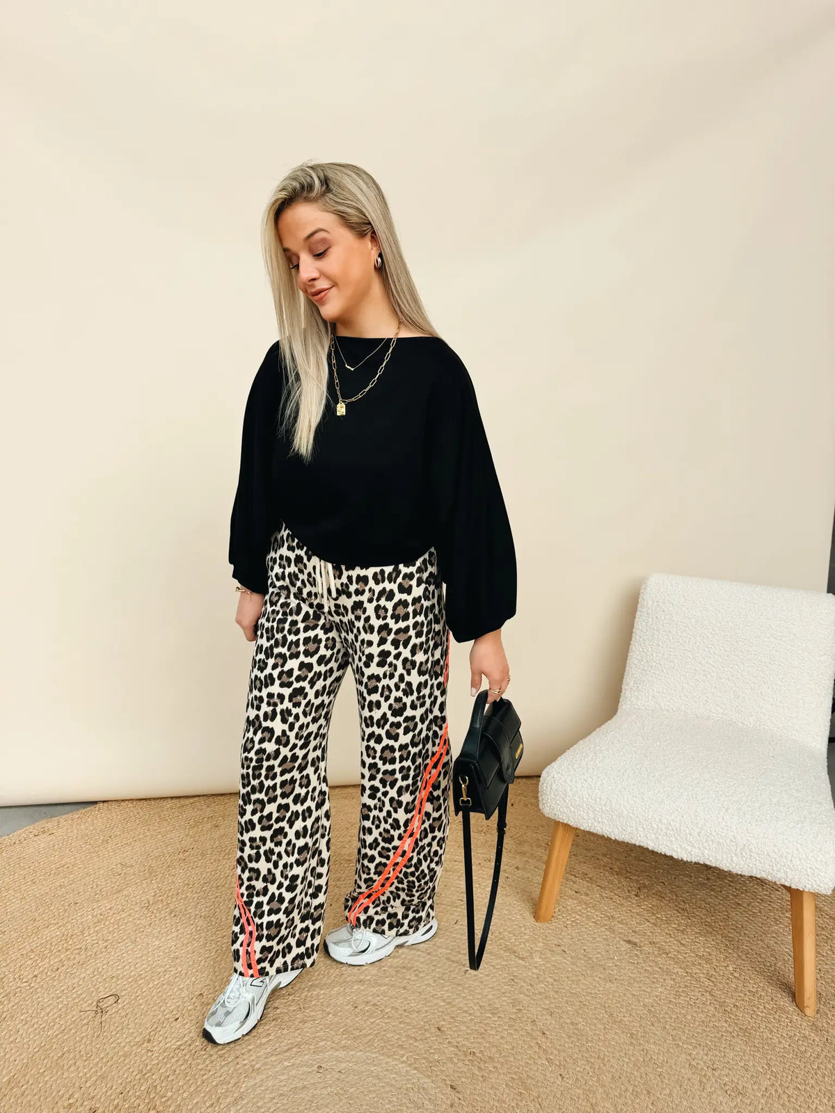 Laurelle Leopard Pantalon