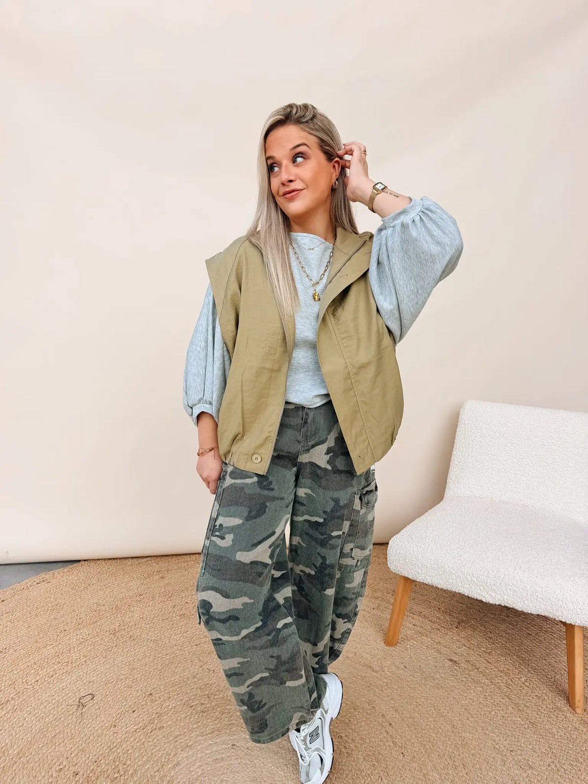 Théa Jacket Olijfgroen