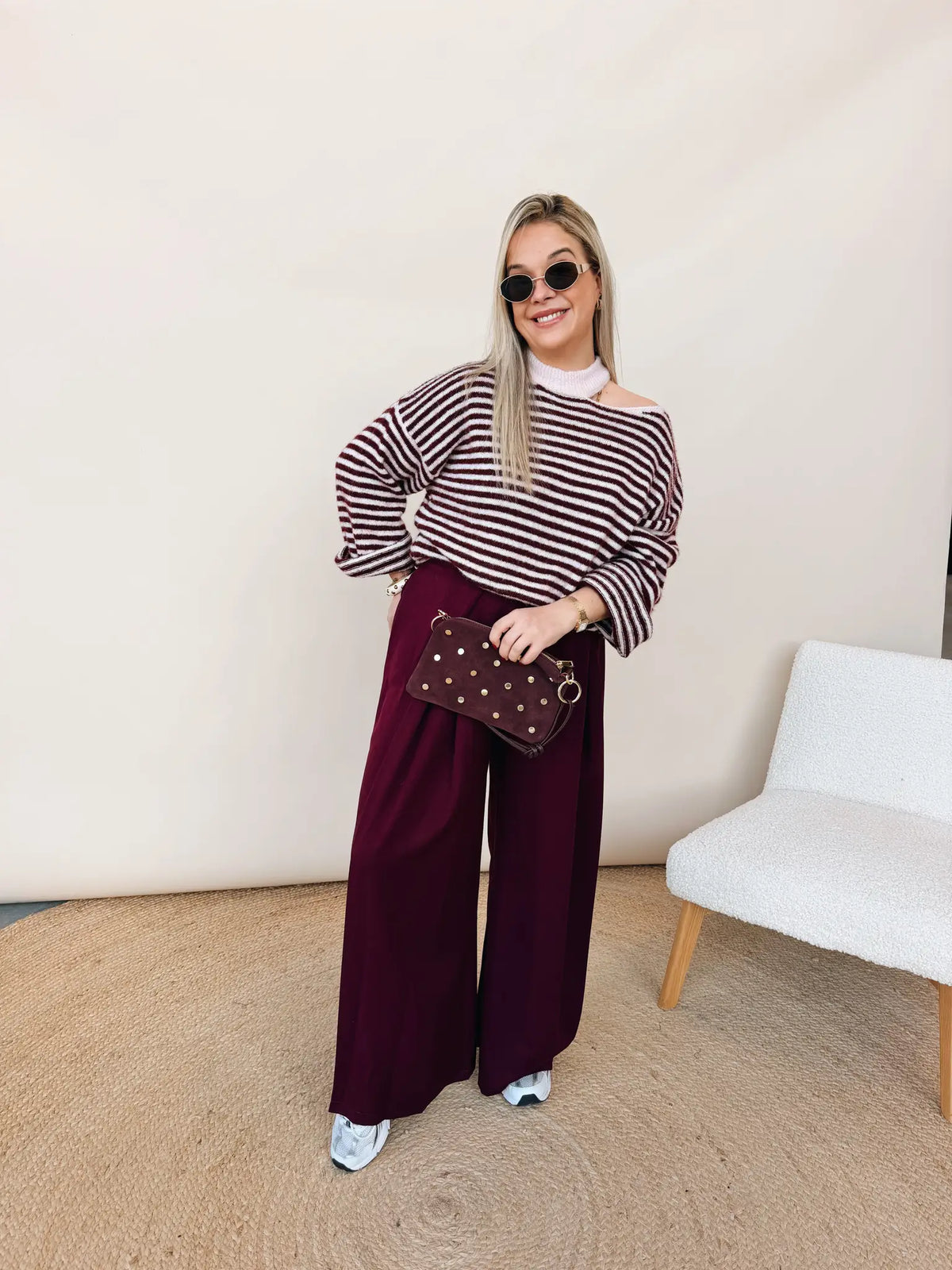 Solange Knit Bordeaux