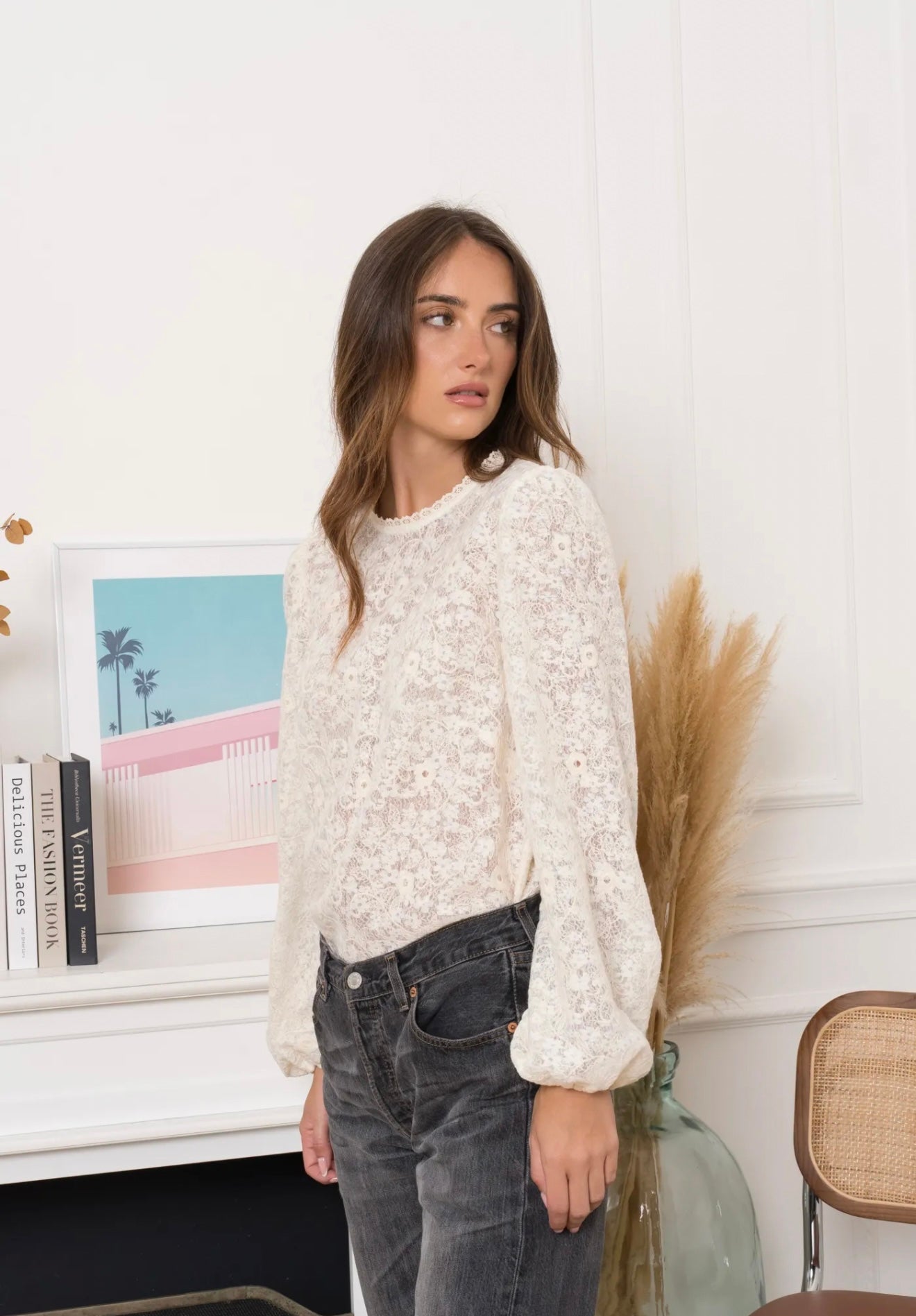 Lilly Top Beige