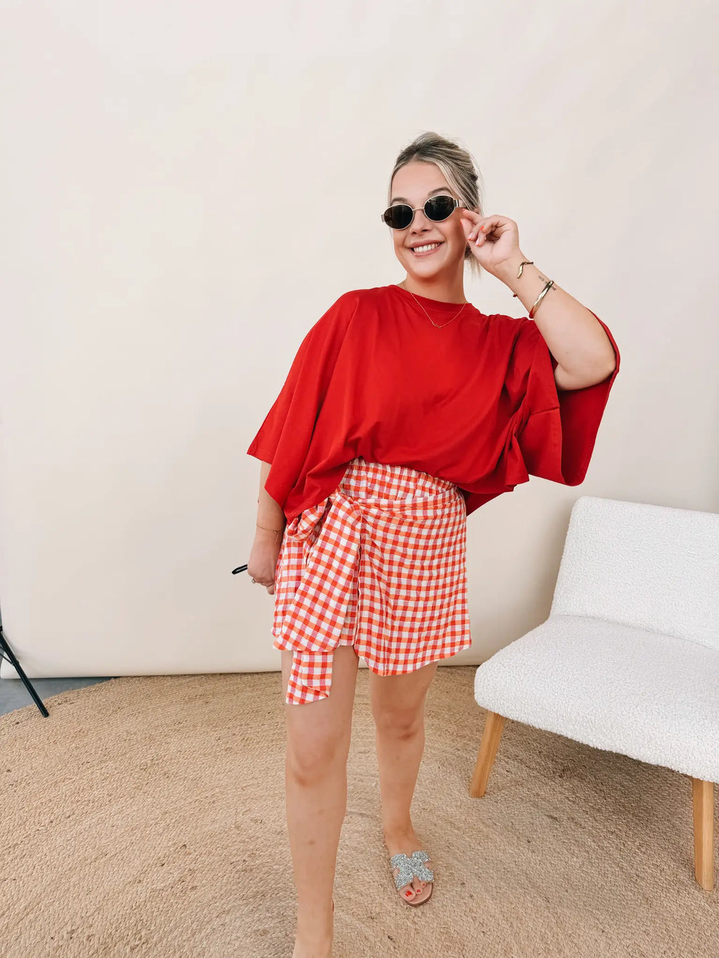 Lenza Top Rood