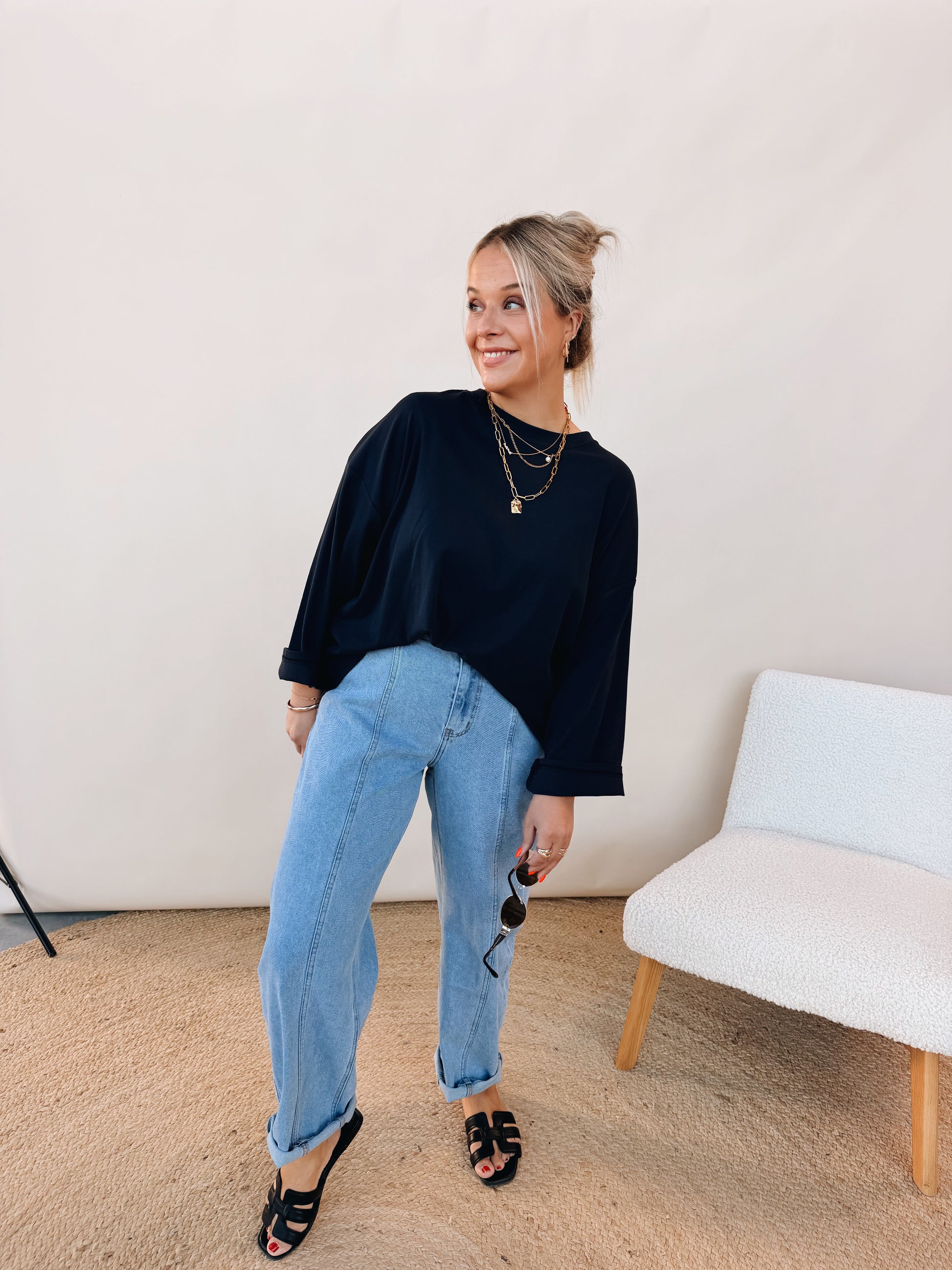 Aurélie Shirt Navy