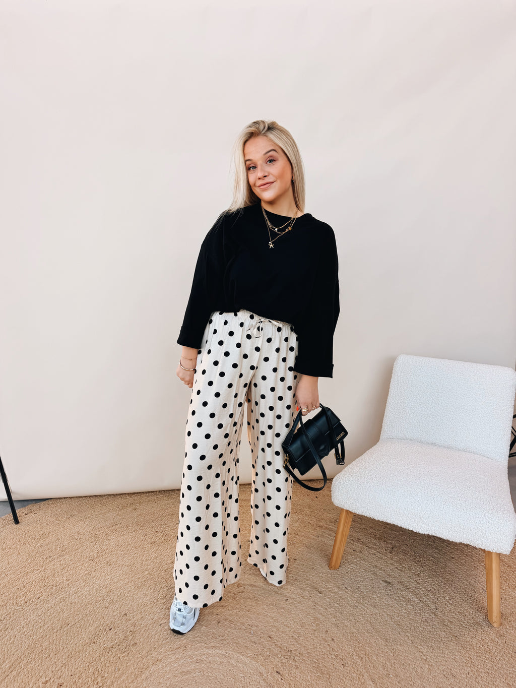 Celeste Dot Pantalon Beige