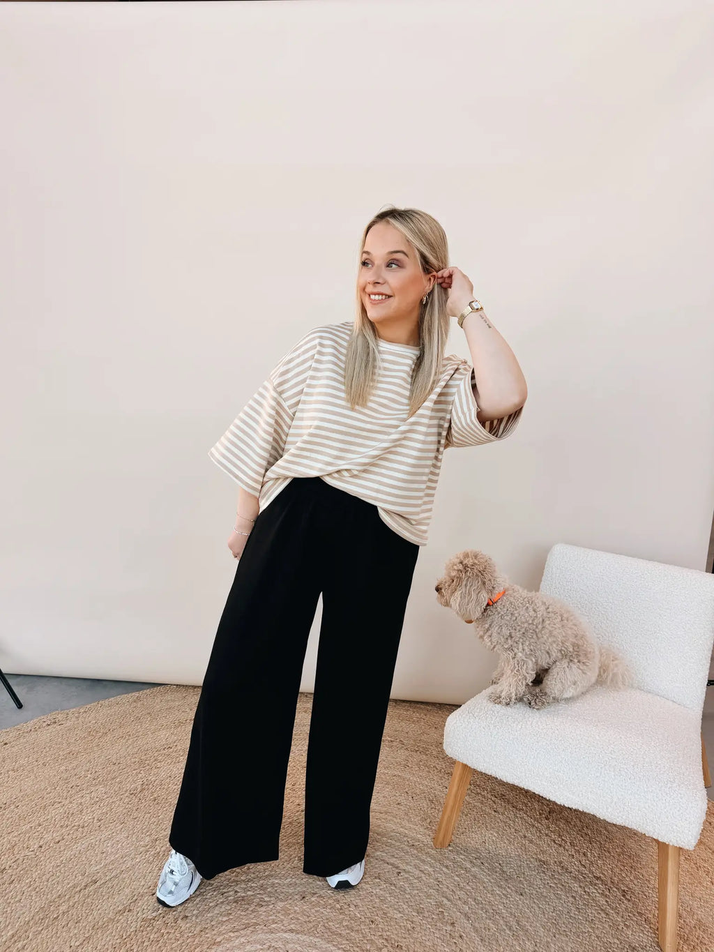 Clementine Pantalon Zwart