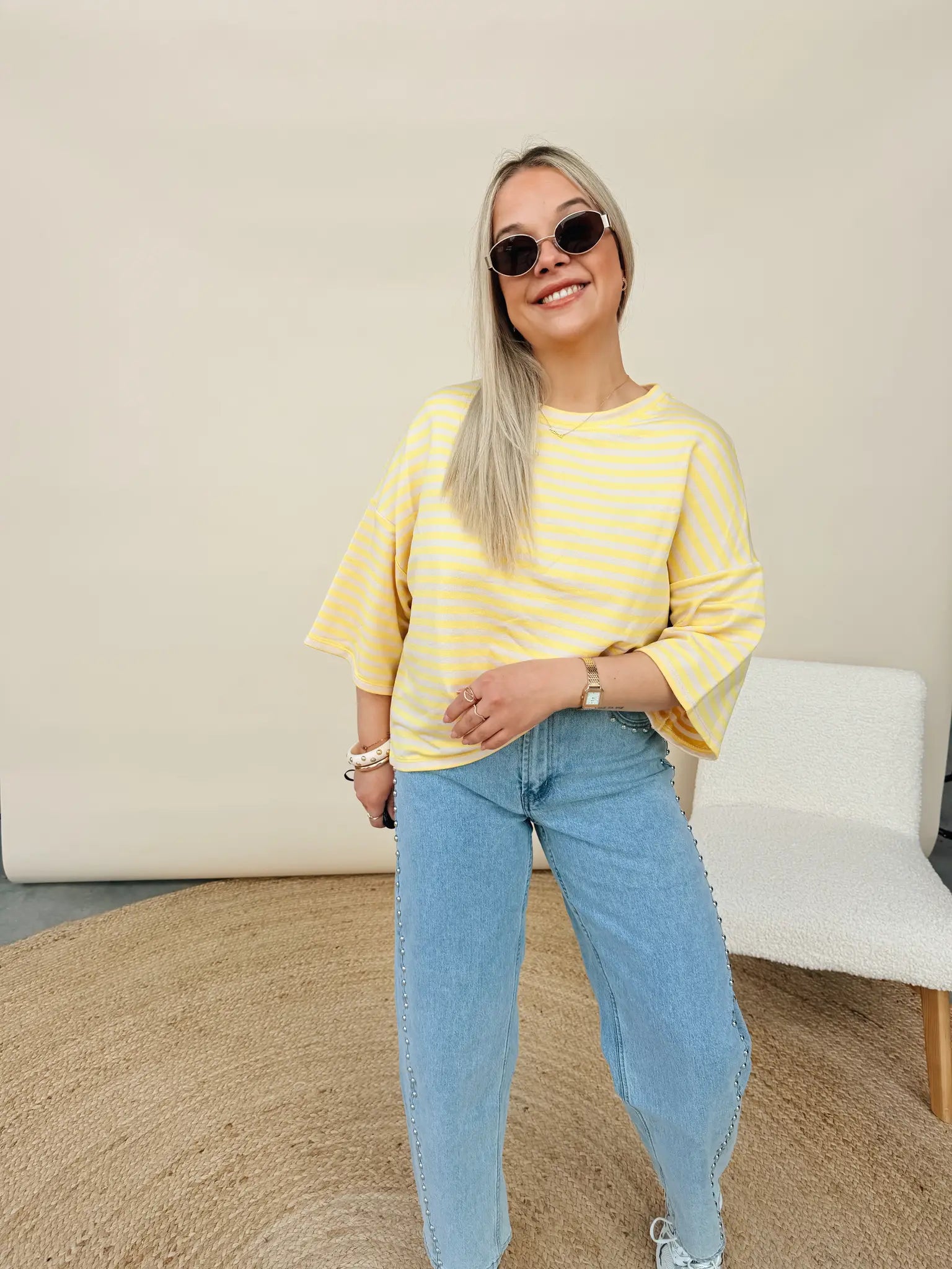 Shirt Soleil Geel