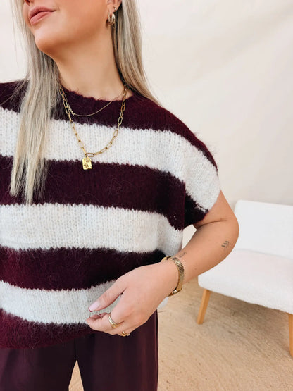 Alix Knit Burgundy