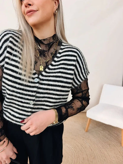 Amandine Knit Zwart