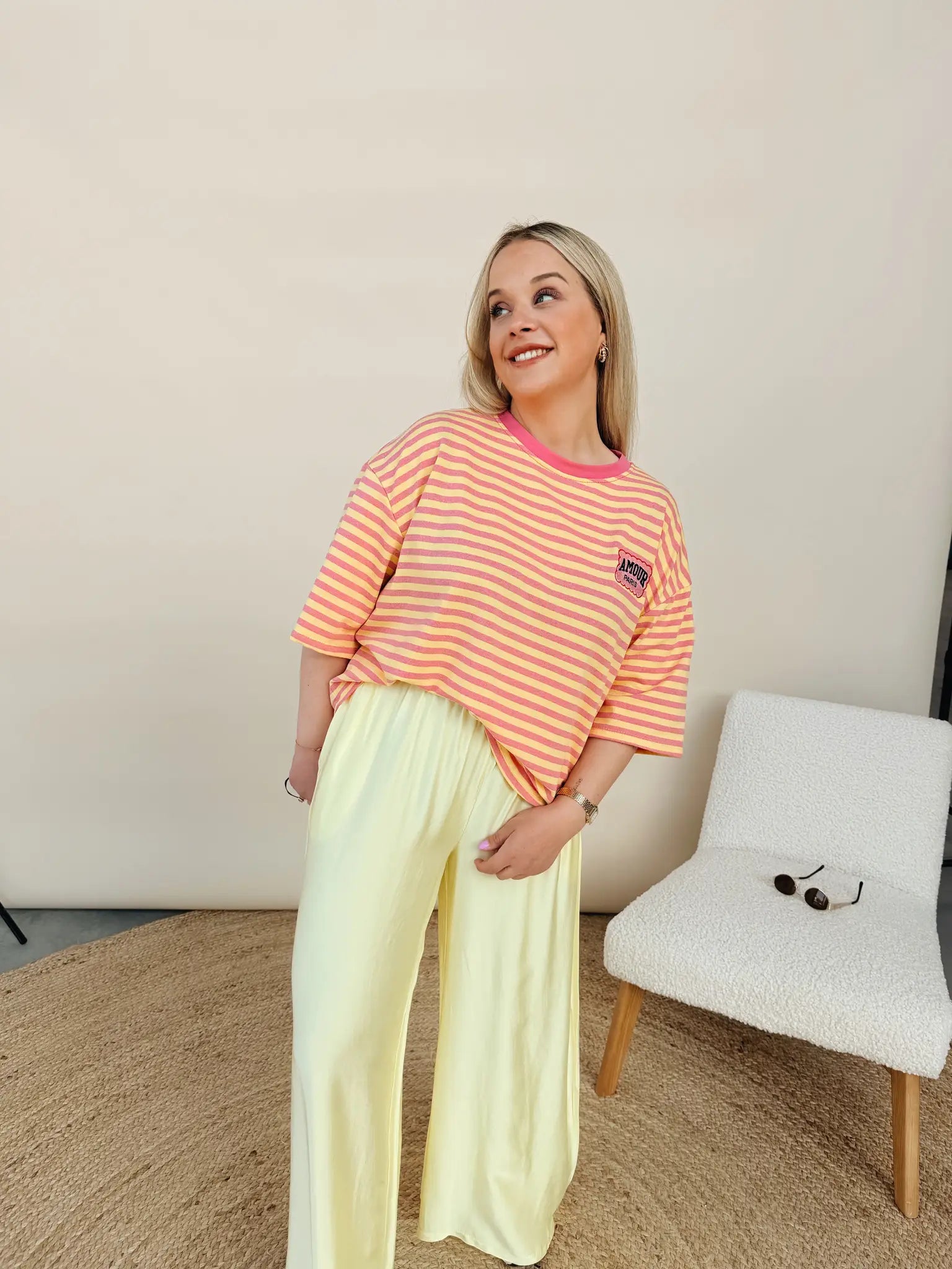 Shirt Amour Paris Roze