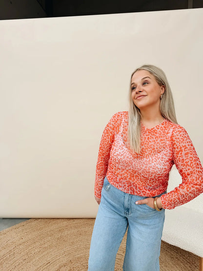 Jolein Top Leopard