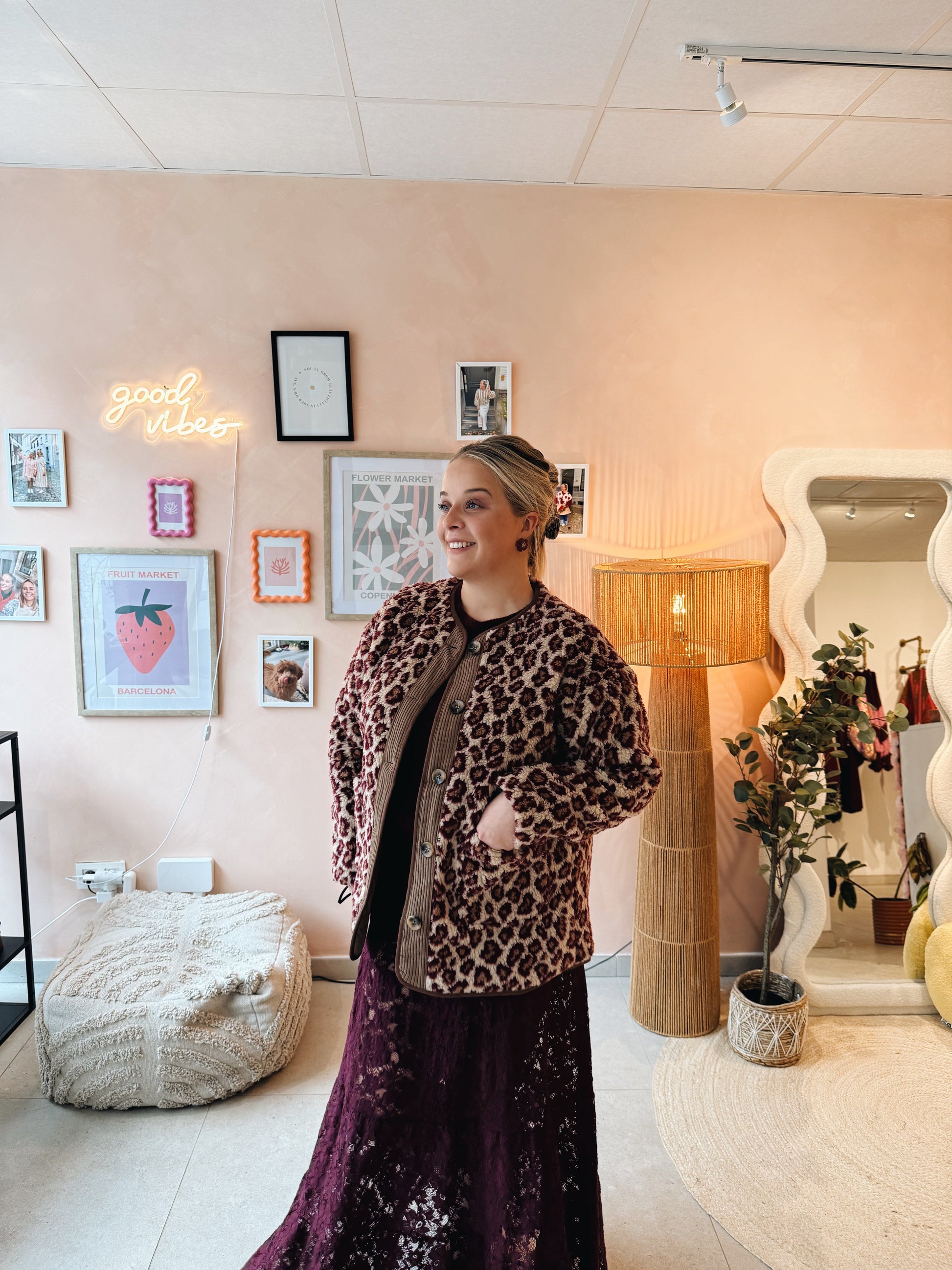 Lucille Leopard Jacket