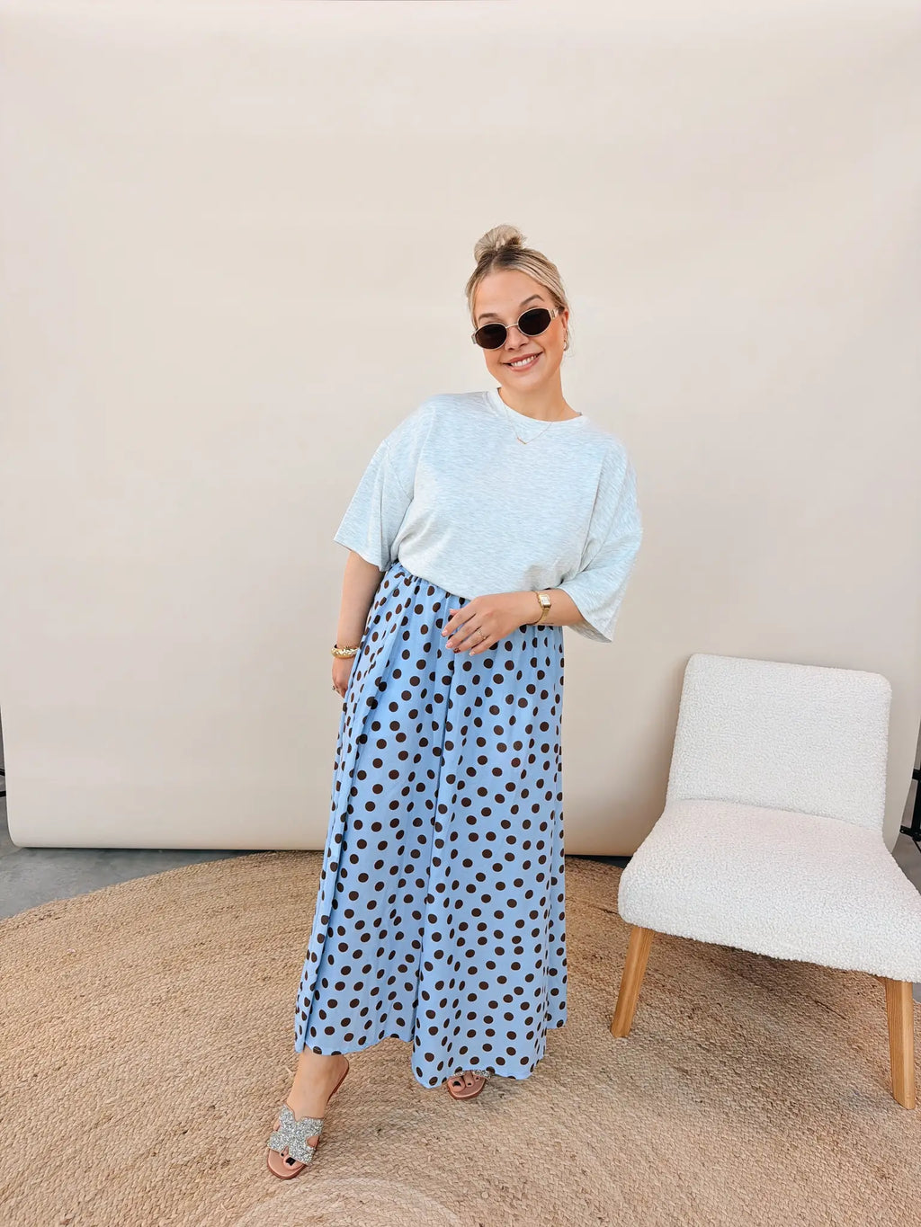 Marie Dot Rok Blauw