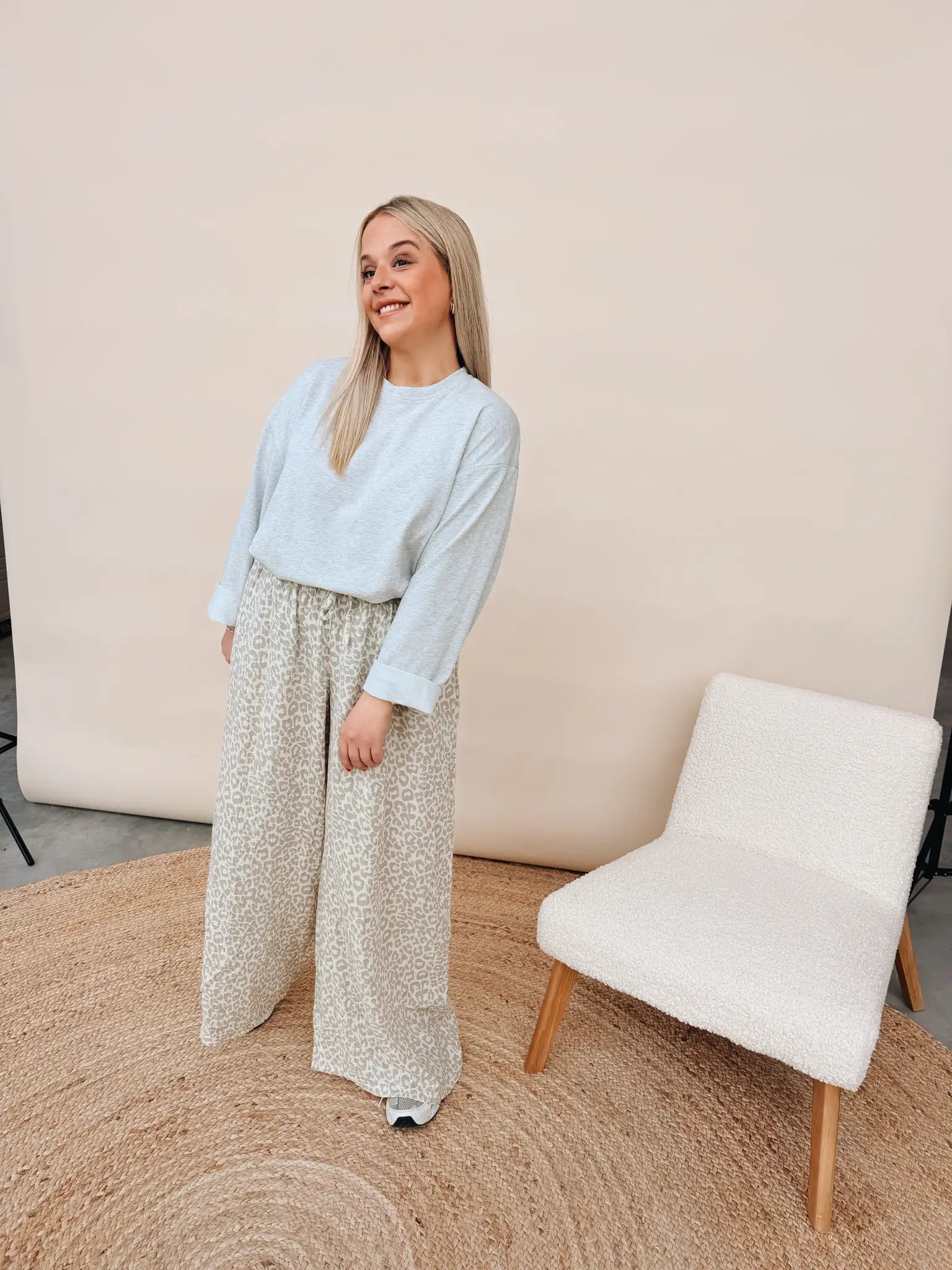 Lora Leopard Pantalon