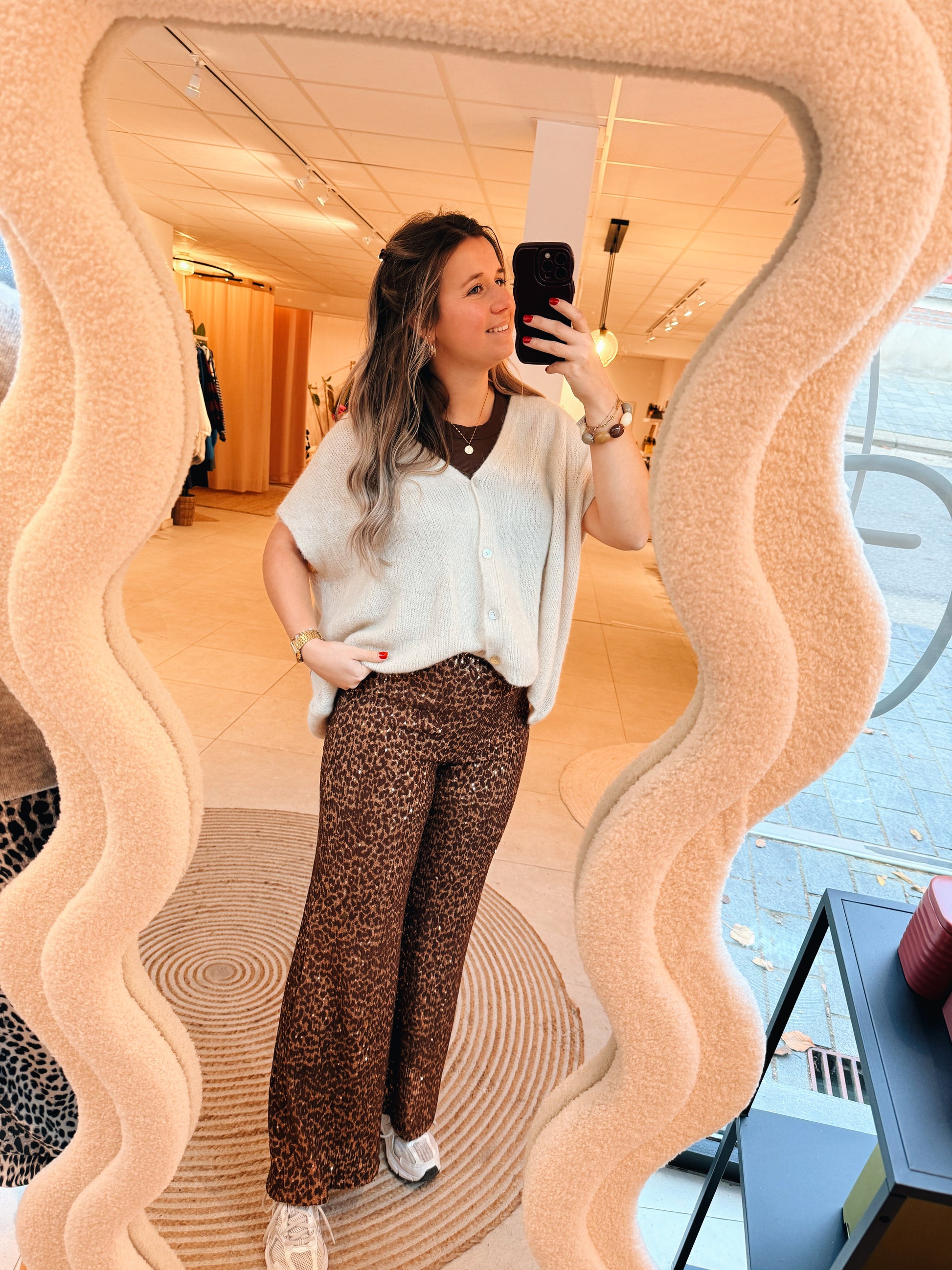 Pippa Leopard Pantalon