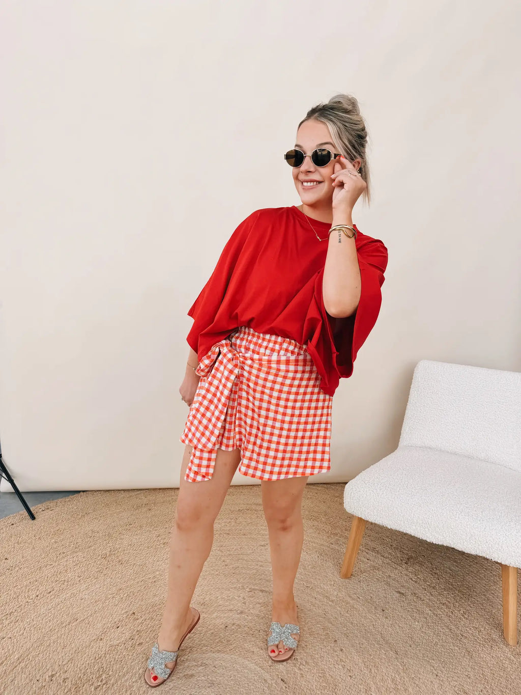 Lenza Top Rood