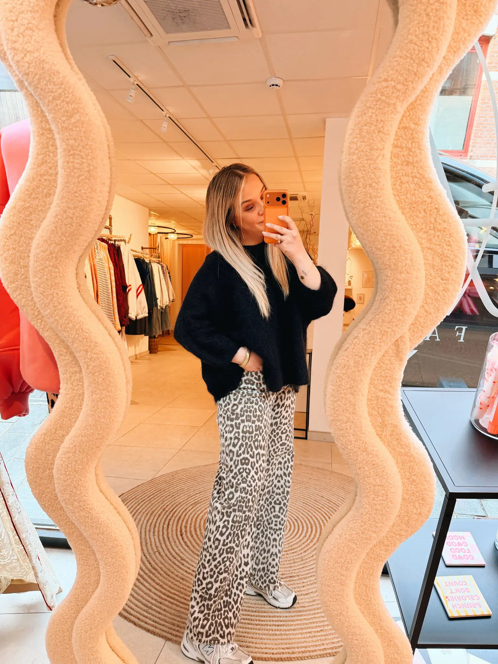 Tinneke Leopard Wide Leg Jeans