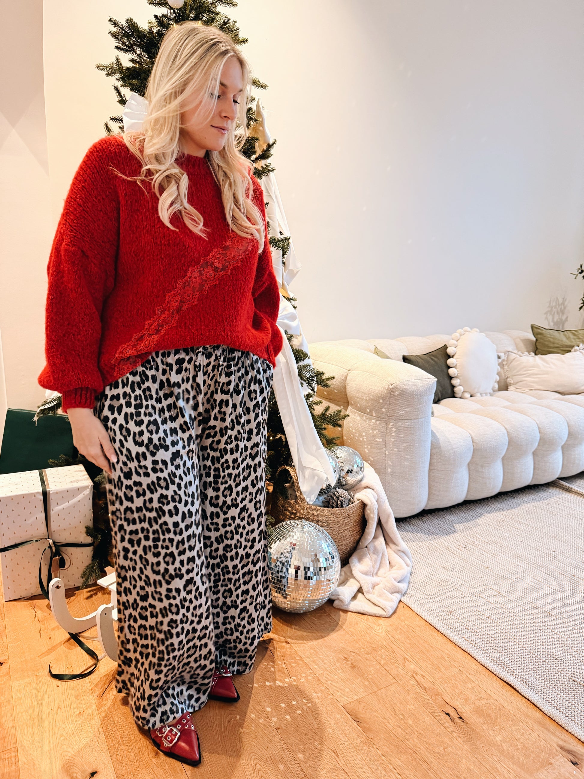 Lucille Leopard Pantalon