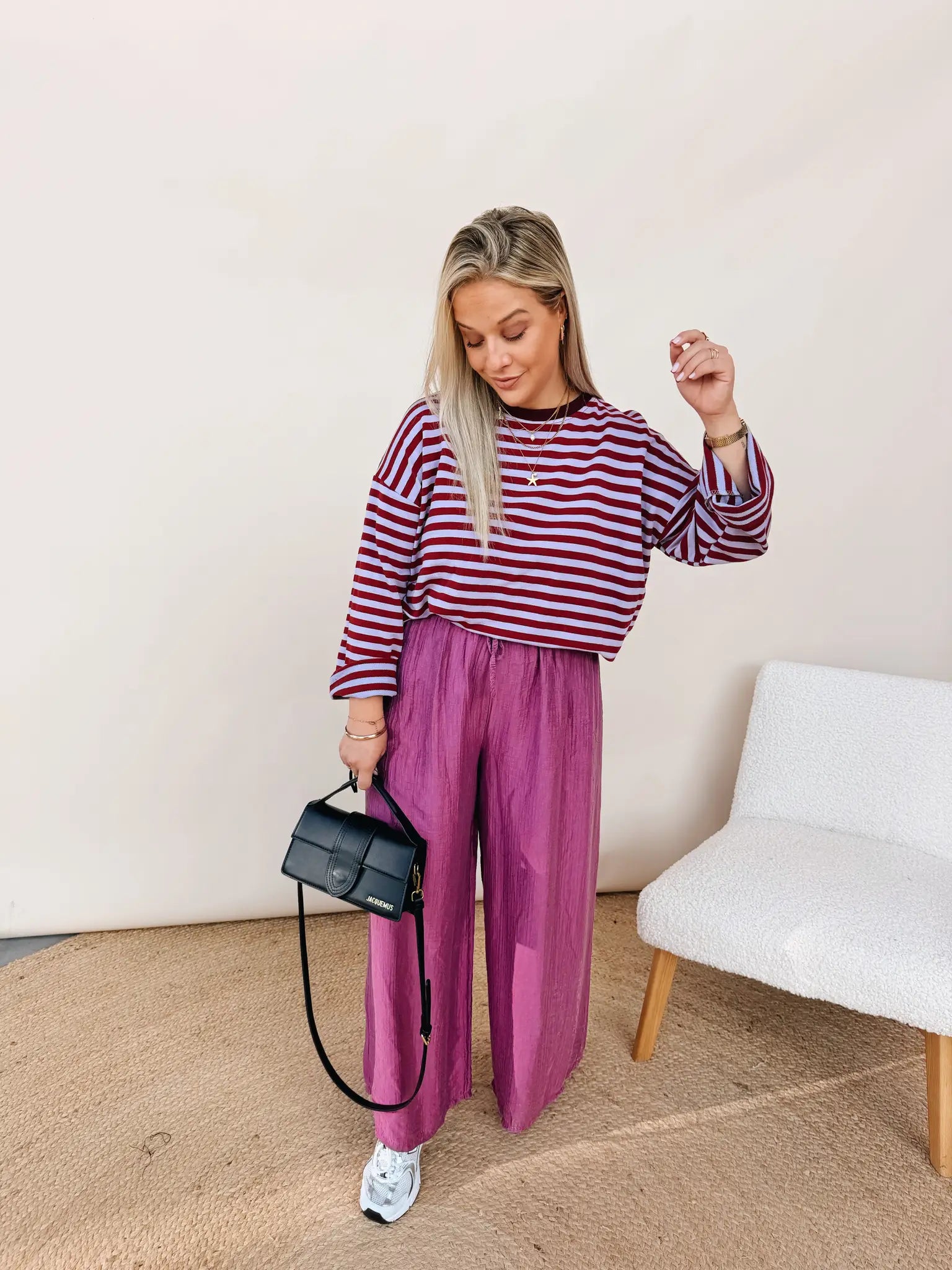 Leonore Pantalon Magenta