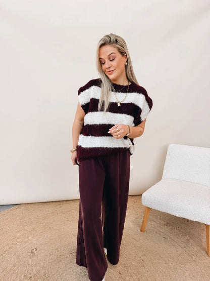 Alix Knit Burgundy
