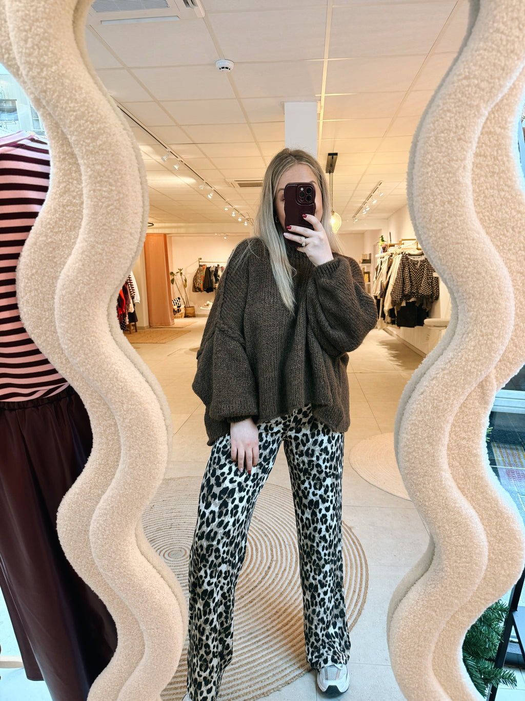 Marie Leopard Pantalon