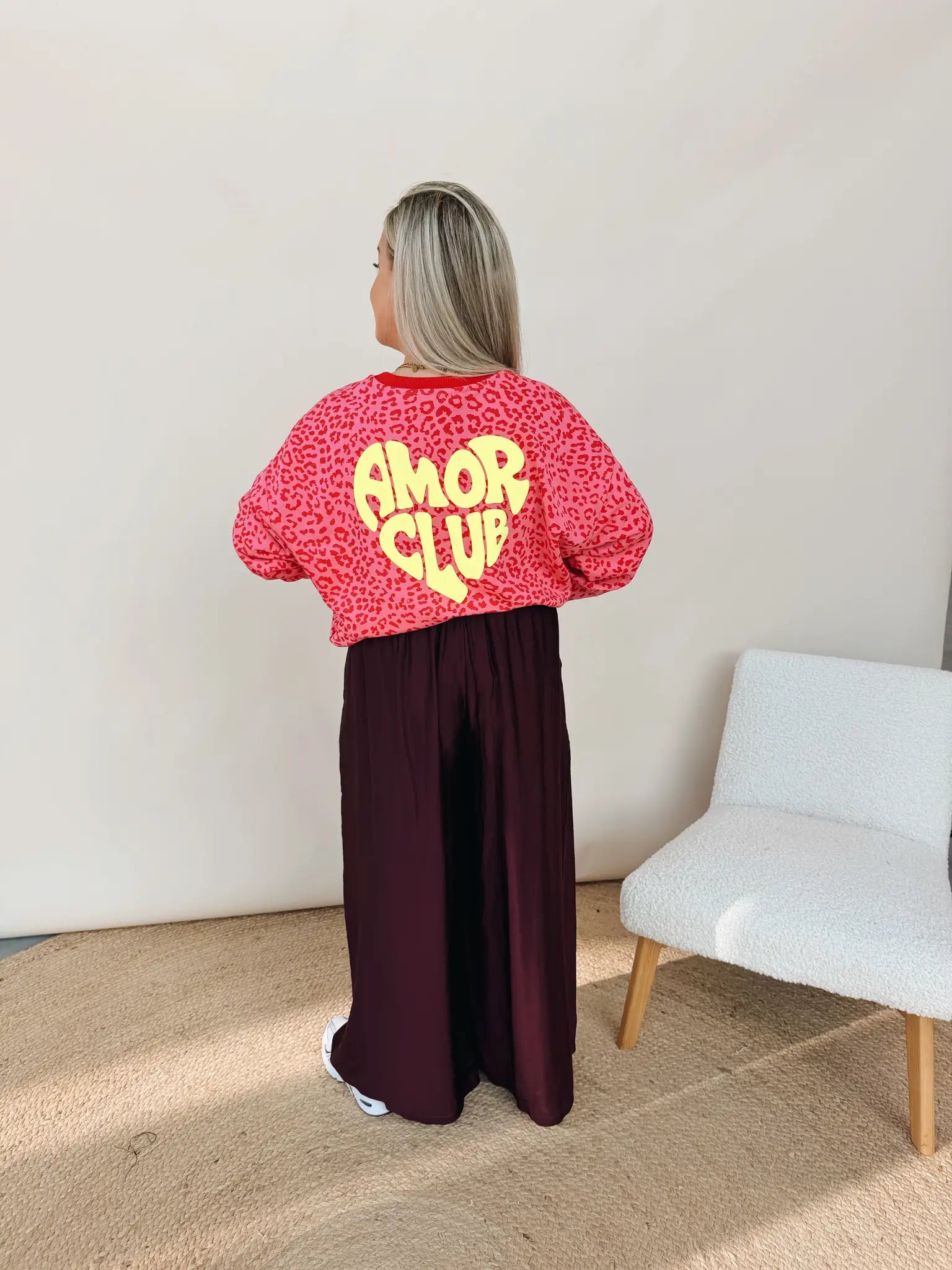 Sweatshirt Amor Leopard