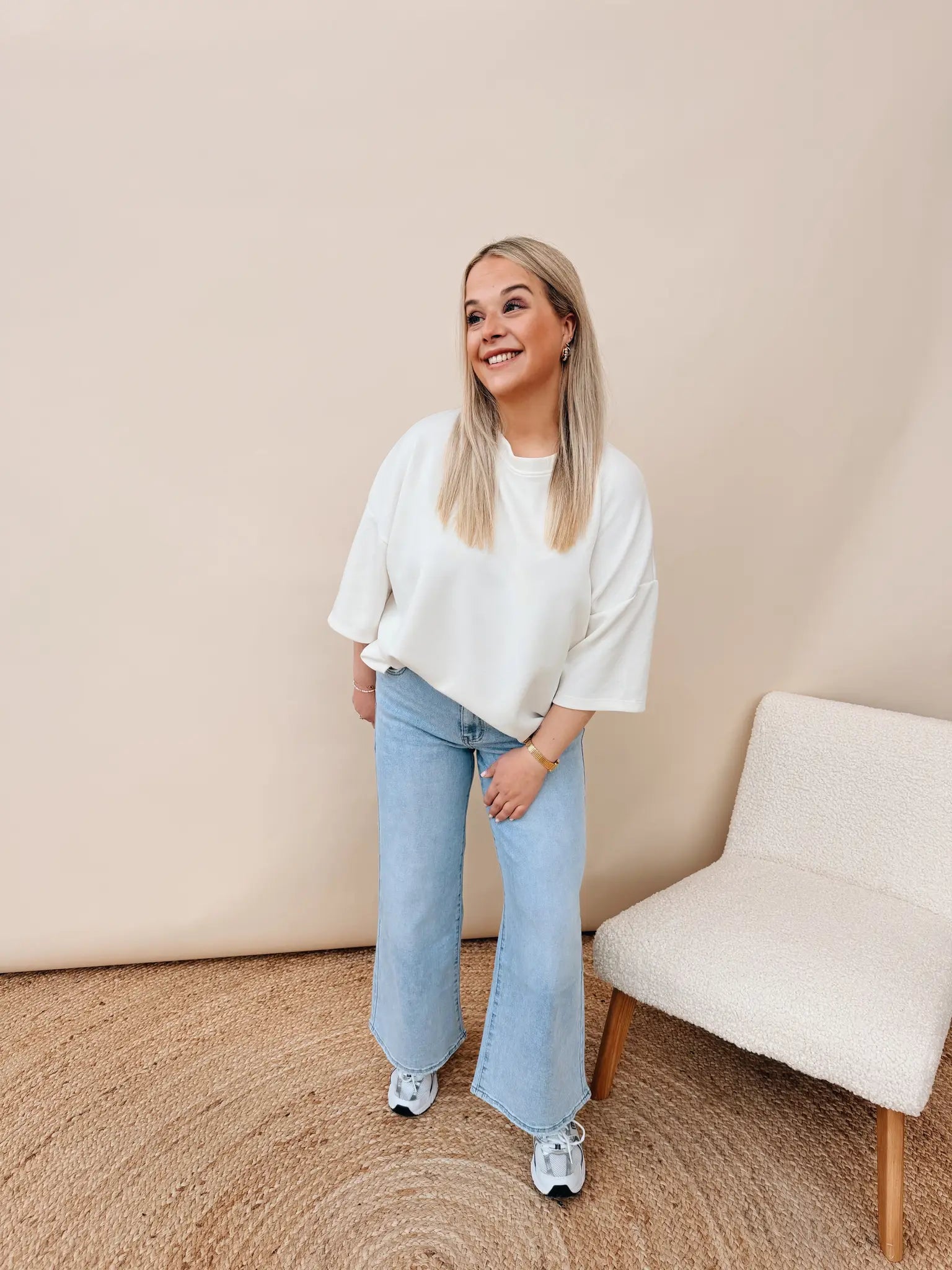 Eva Wide Leg Cropped Jeans