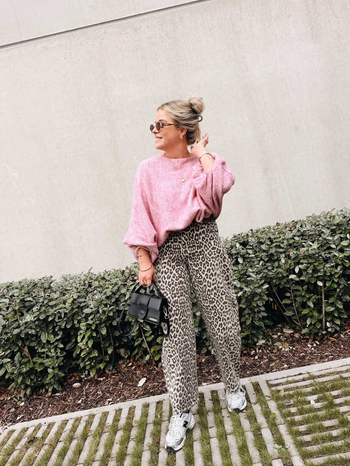 Lisanne Balloon Jeans Leopard