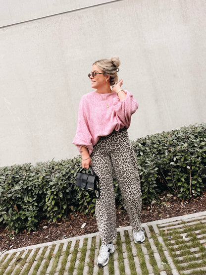 Lisanne Balloon Jeans Leopard