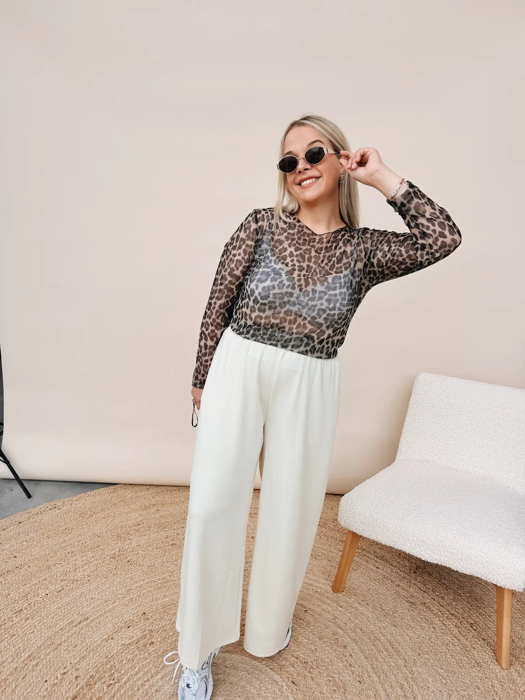 Saar Leopard Top
