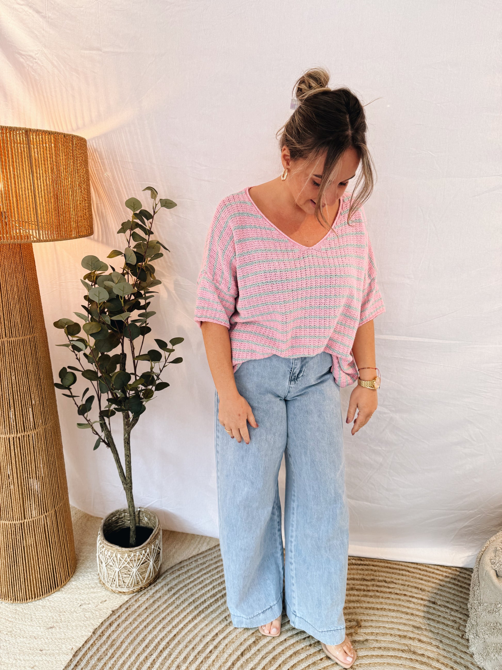 Basile Jean Ankle Wide Denim
