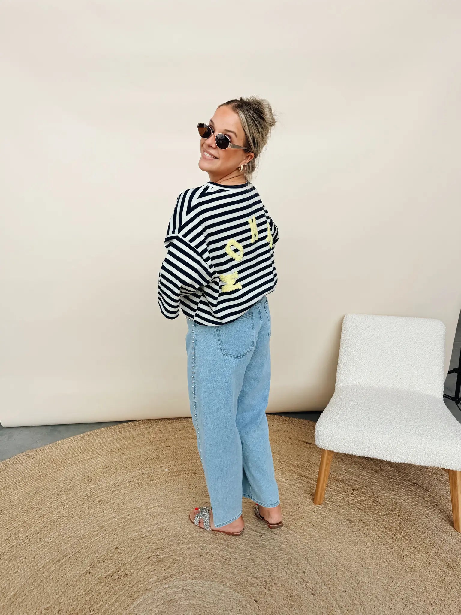 Shirt Mommy Marineblauw