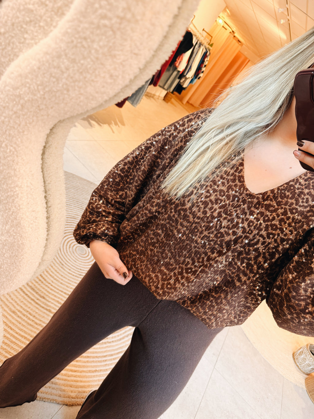 Pippa Leopard Top