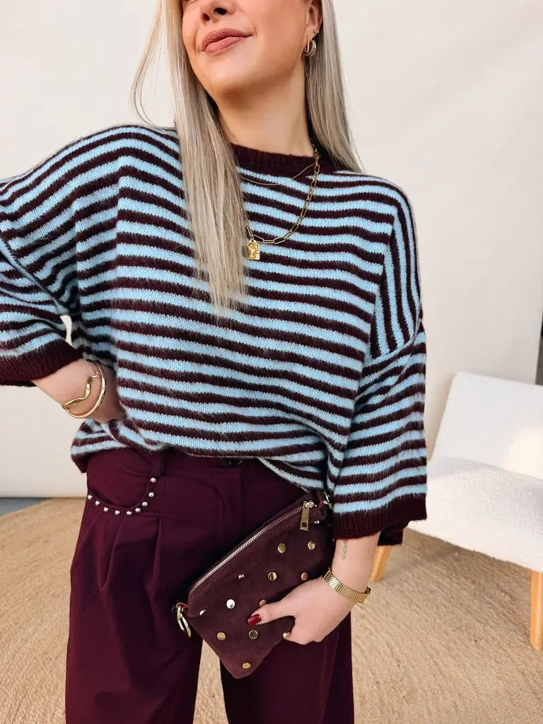 Stephie Burgundy Pants