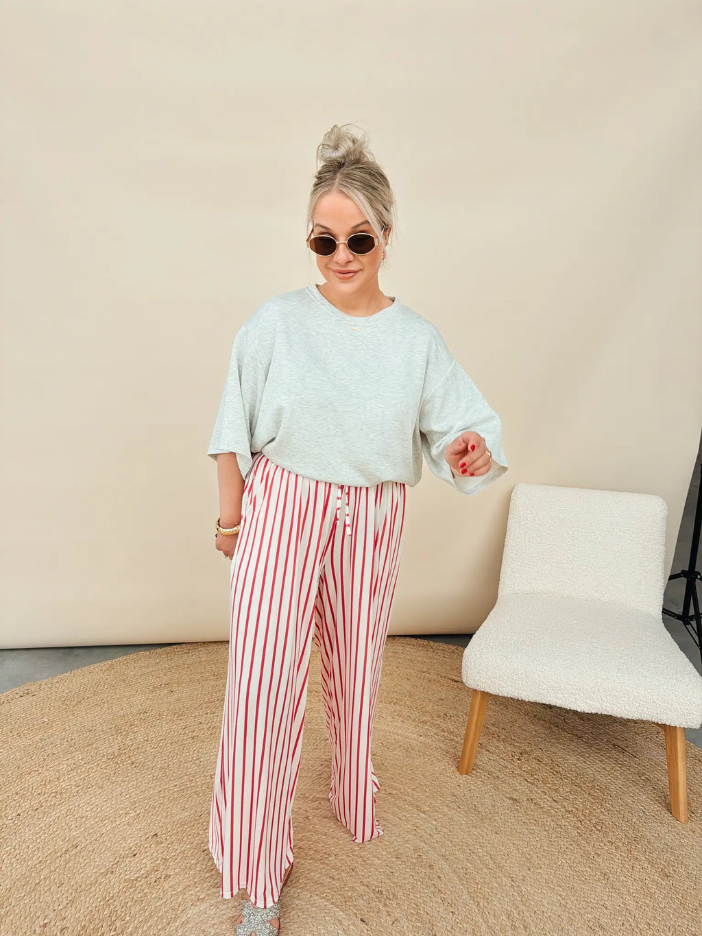 Novalie Pantalon Fuchsia