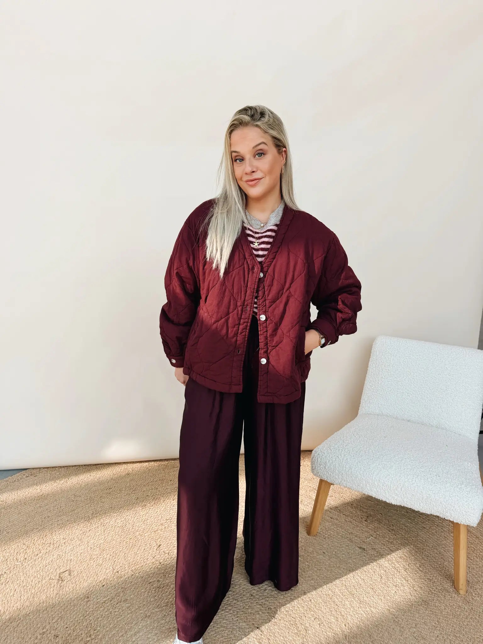 Zélie Jacket Bordeaux