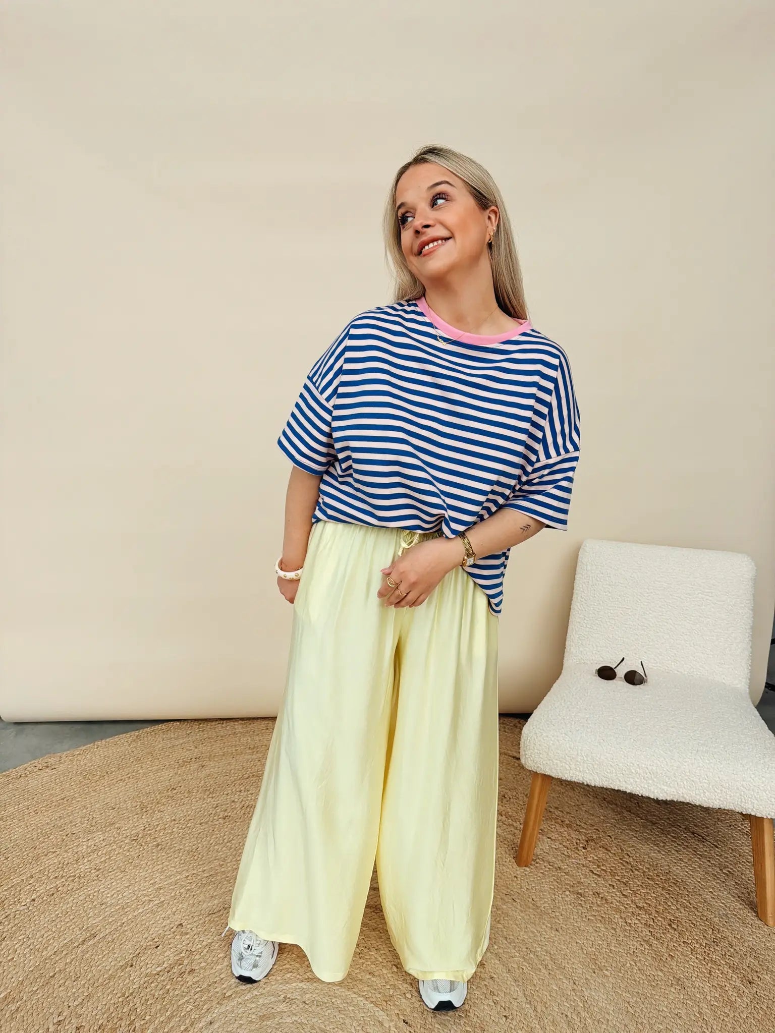 Nuria Pantalon Geel