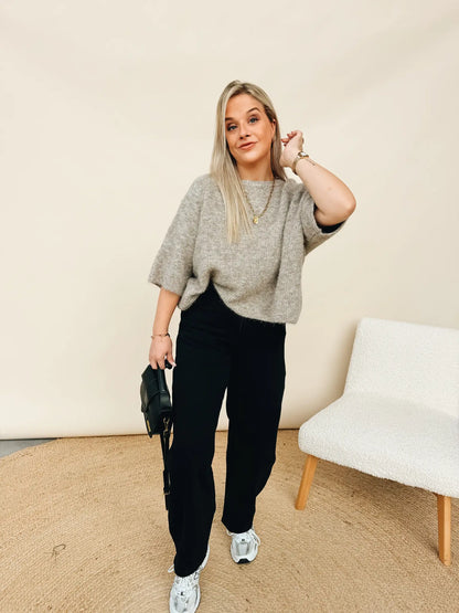 Cassandre Balloon Jeans Zwart