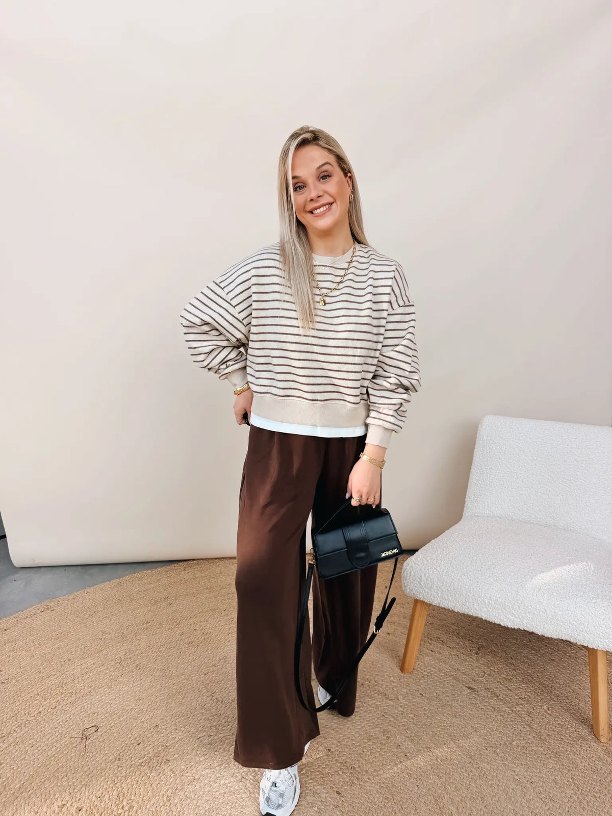 Emilie Sweatshirt Beige