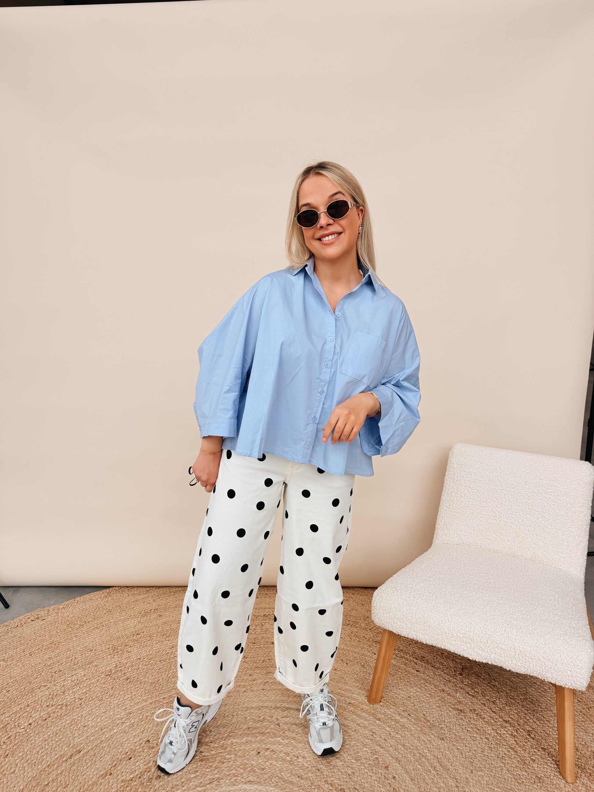 Dot Balloon Jeans