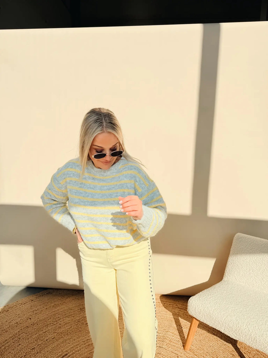 Leyla Wide Leg Botergeel