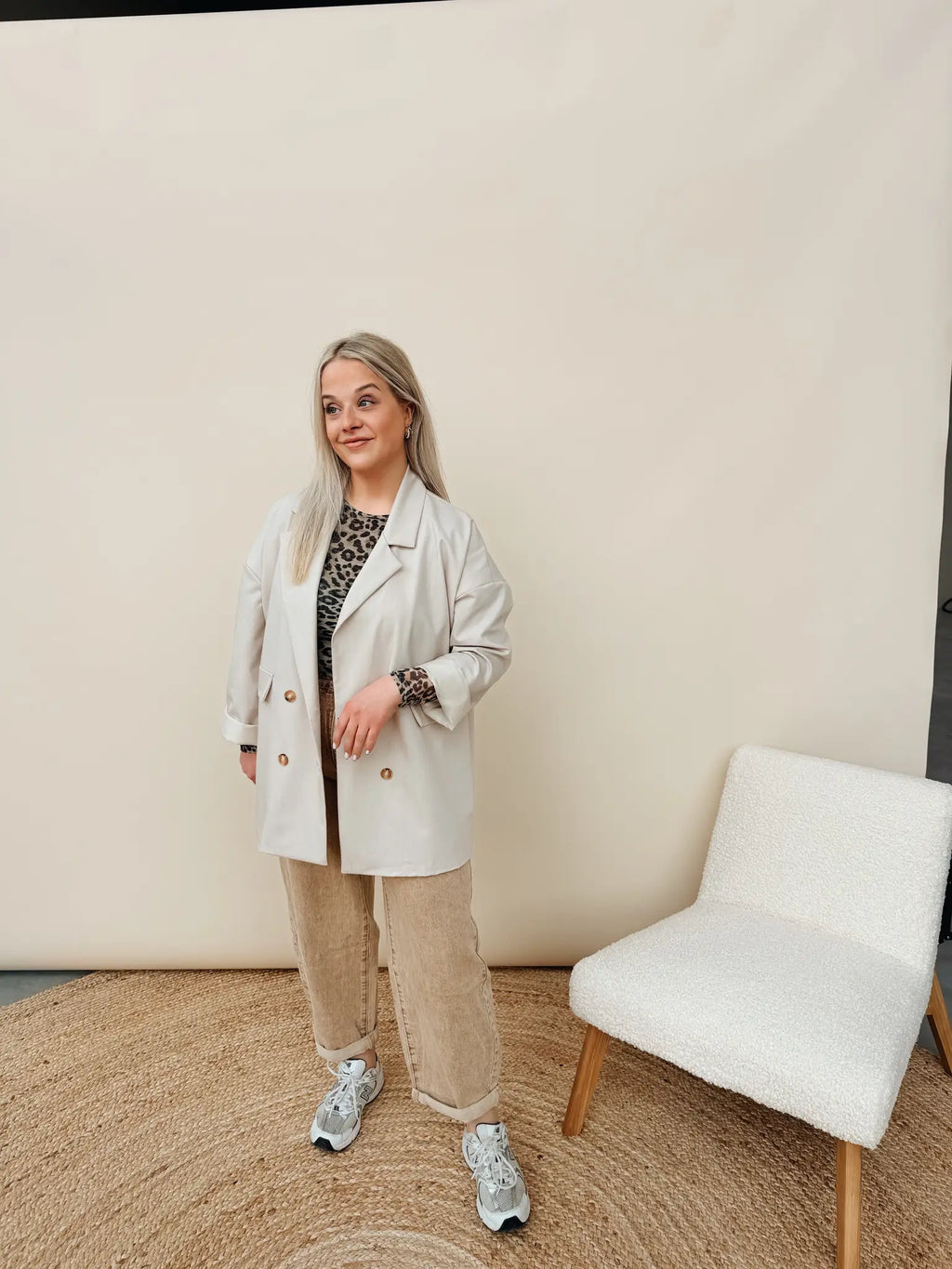 Janneke Balloon Jeans Taupe