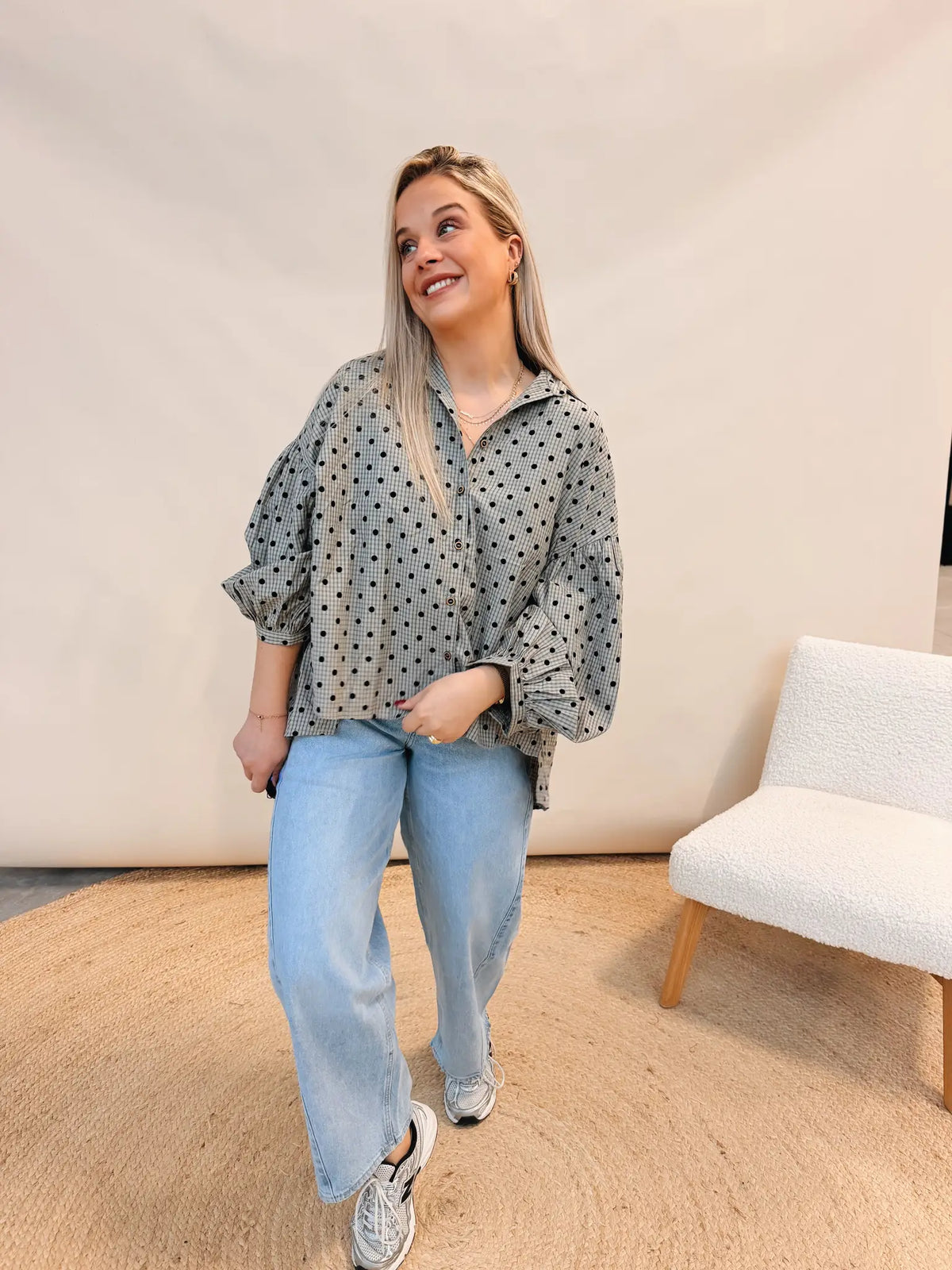 Ysé Dot Blouse