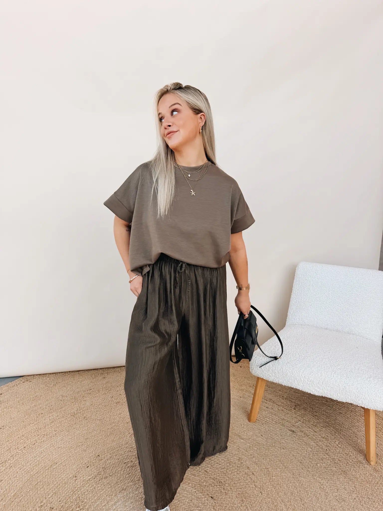 Célestine Top Taupe