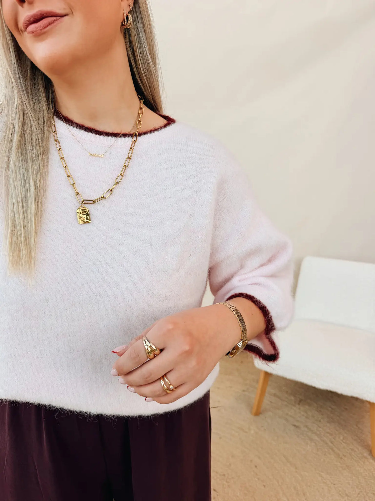 Charlotte Knit Rose