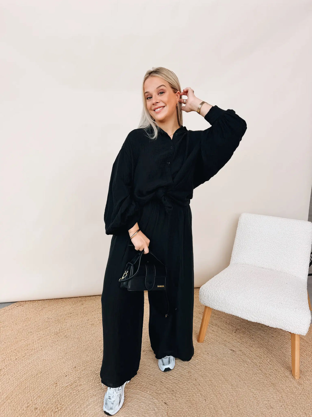 Leonore Blouse Zwart