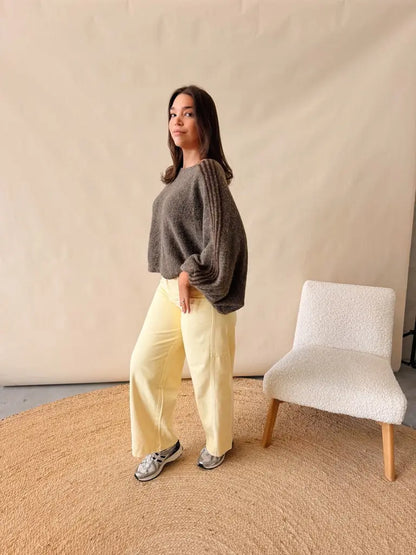 Diane Barrel Jeans Botergeel