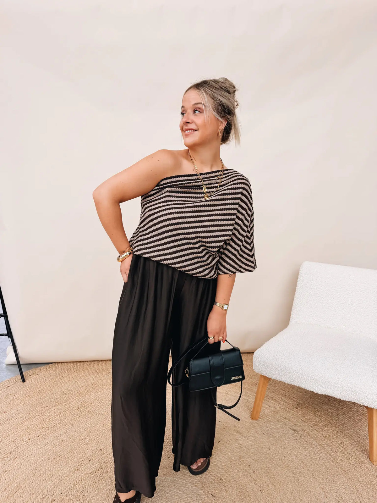 Nuria Pantalon Choco