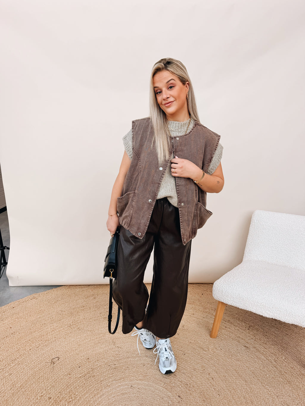 Romane Jeans Jacket Choco