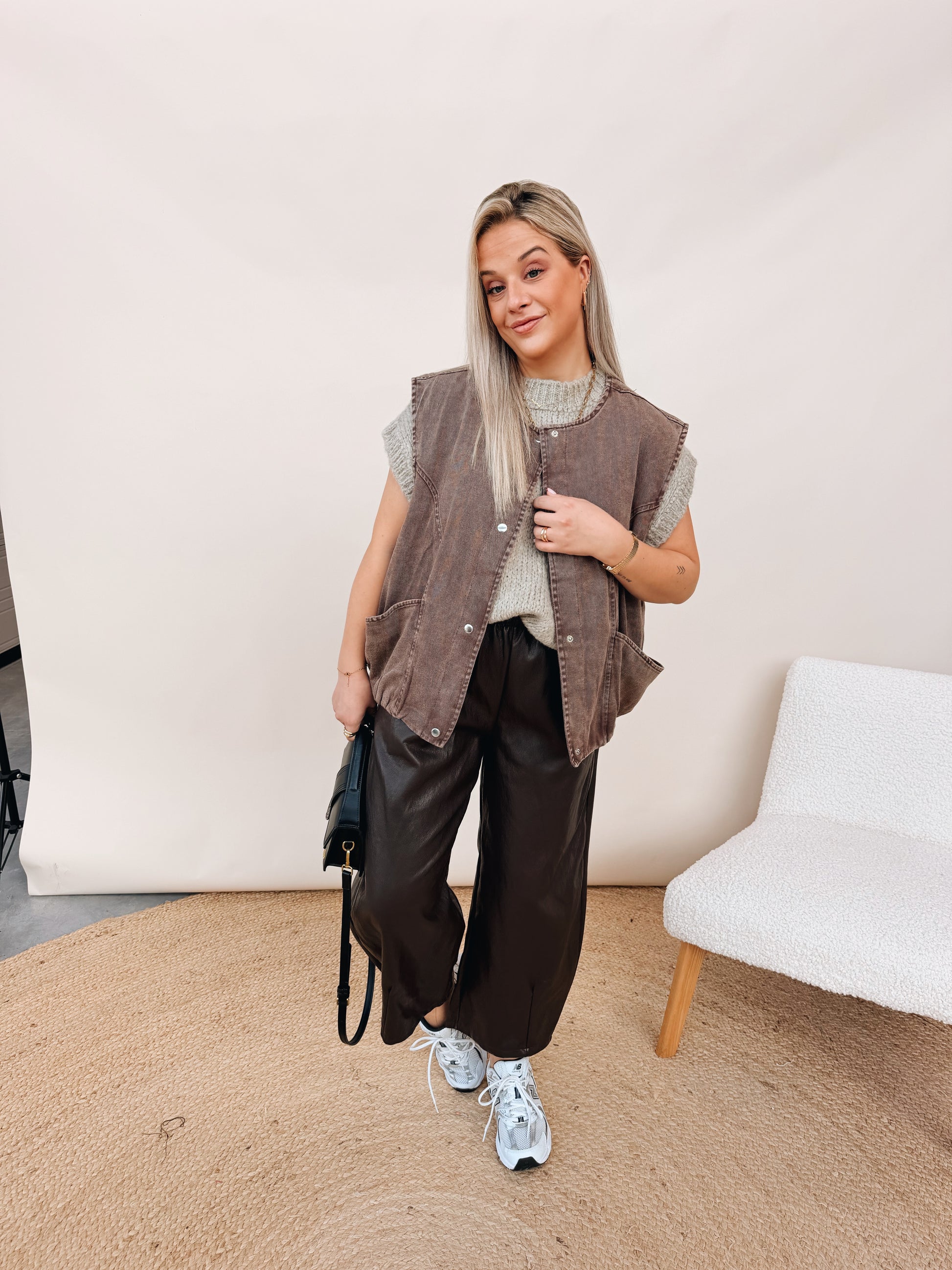 Romane Jeans Jacket Choco
