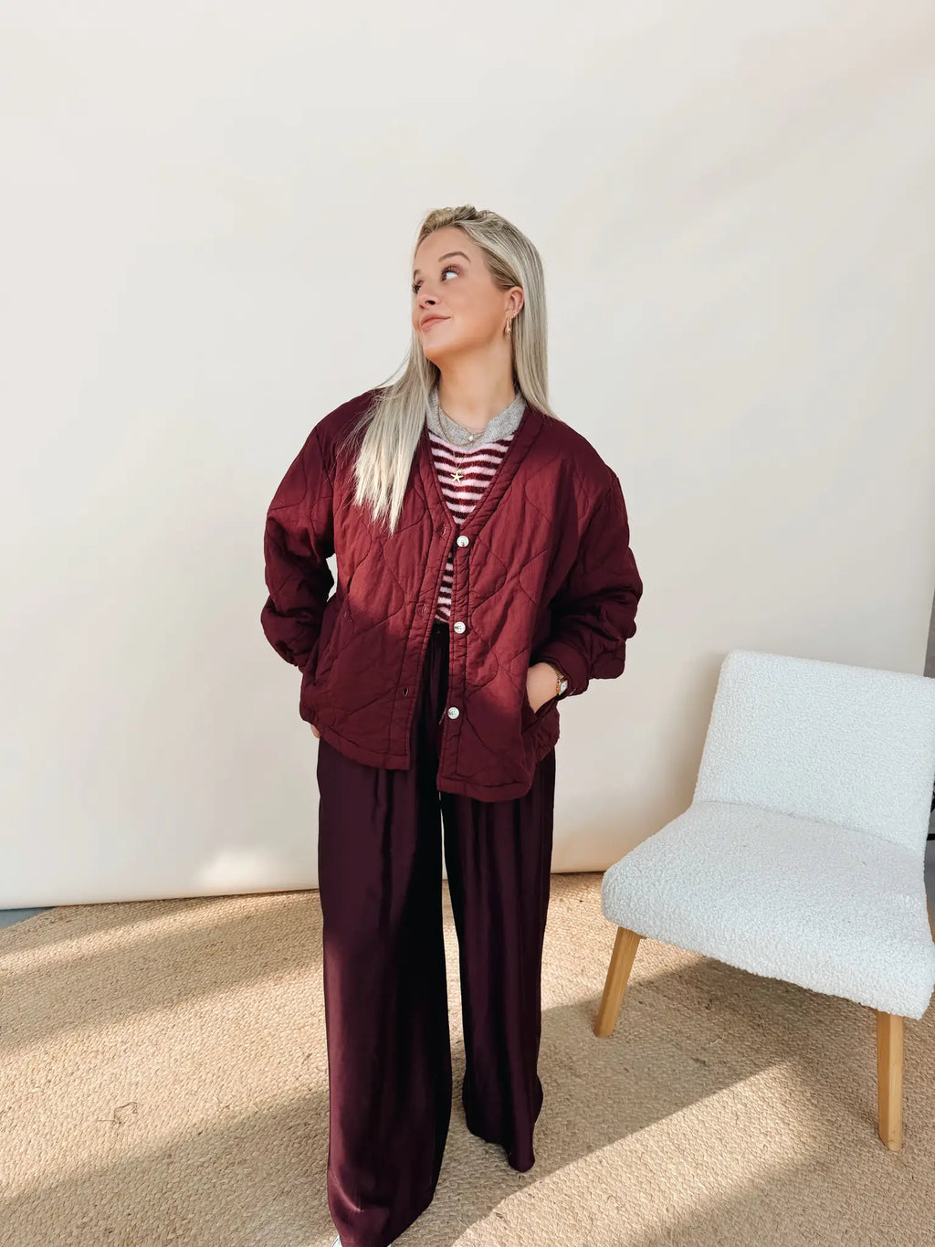 Zélie Jacket Bordeaux