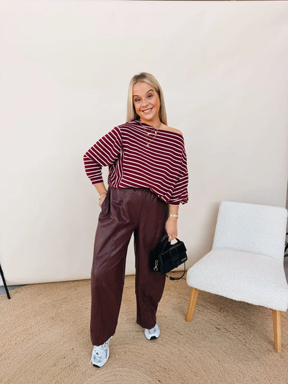 Aveline Bordeaux Pants